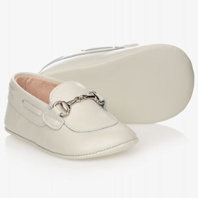 Children's Classics Babies' Ivory Leather Pre-walker Shoes