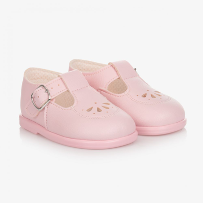 Early Days Babies' Girls Light Pink T-bar Shoes
