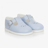 EARLY DAYS LIGHT BLUE T-BAR SHOES