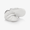 GIVENCHY WHITE LEATHER BABY SHOES