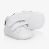 GUCCI WHITE LEATHER BABY TRAINERS