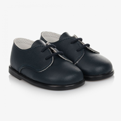 Early Days Babies' Boys Blue First Walker Shoes