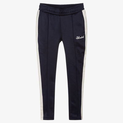 Nik & Nik Kids' Girls Navy Blue Joggers