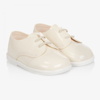 EARLY DAYS BOYS IVORY FIRST WALKER SHOES