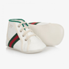 GUCCI WHITE TENNIS 1977 BABY TRAINERS