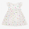 CHILDRENSALON OCCASIONS BABY GIRLS WHITE TULLE BUTTERFLY DRESS