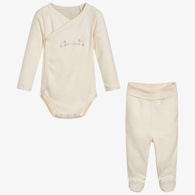 Naturapura Ivory Cotton 2 Piece Babygrow