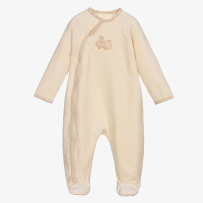 Naturapura Ivory Organic Velour Babygrow