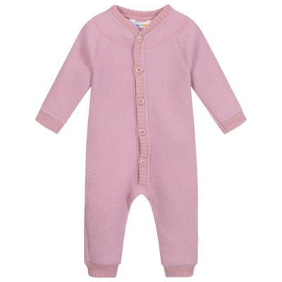Joha Babies' Pink Thermal Wool Romper