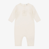 BONPOINT IVORY CASHMERE KNIT BABY ROMPER