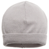 MINUTUS GREY KNITTED COTTON BABY HAT