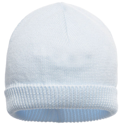 Minutus Blue Knitted Cotton Baby Hat