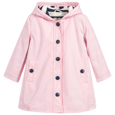 Hatley Kids' Girls Pink Hooded Raincoat