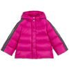 GUCCI GIRLS PINK DOWN PADDED JACKET