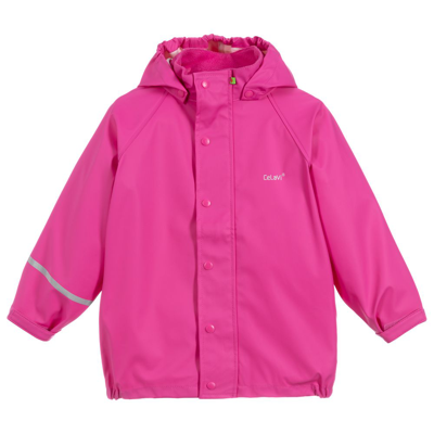 Celavi Pink Hooded Raincoat