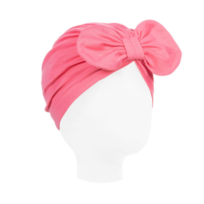 Lemon Loves Layette Babies' Girls Pink Pima Cotton Hat