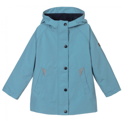 T Astie Blue Waterproof Raincoat