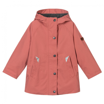 T Astie Kids' Girls Pink Waterproof Raincoat