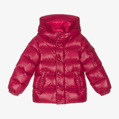Moncler Babies' Girls Pink Down Puffer Jacket