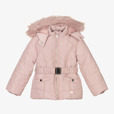 Miranda Babies' Girls Pink Padded Jacket