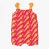 AGATHA RUIZ DE LA PRADA AGATHA RUIZ DE LA PRADA GIRLS RED COTTON CARROT BABY SHORTIE
