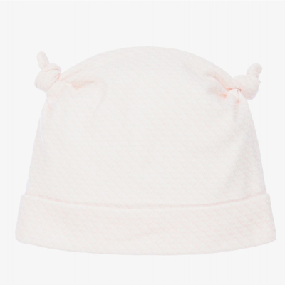 Emporio Armani Baby Girls Pink Logo Hat