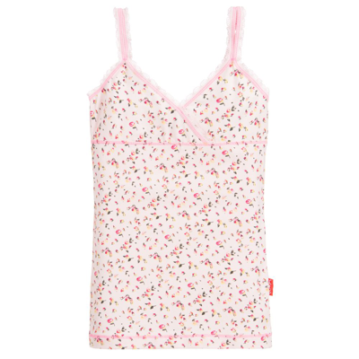 Claesen's Babies' Girls Pink Cotton Vest