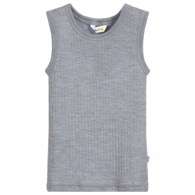 Joha Grey Merino Wool Vest