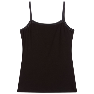 La Perla Kids' Girls Black Modal Vest Top