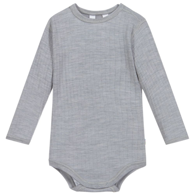 Joha Babies' Grey Thermal Wool Bodyvest