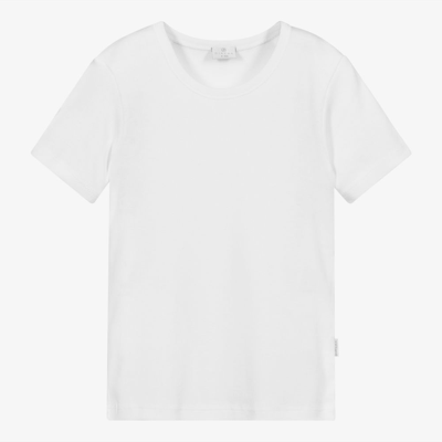 Diacar White Cotton Vest Top