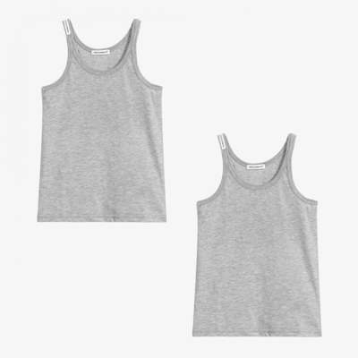 Dolce & Gabbana Kids' Boys Grey Vests (2 Pack)