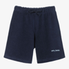 MITTY JAMES BLUE COTTON TOWELLING SHORTS