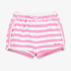 MITTY JAMES GIRLS PINK STRIPED COTTON TOWELLING SHORTS