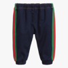 GUCCI BLUE DENIM BABY TROUSERS