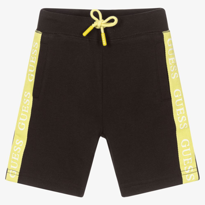 Guess Babies' Boys Black Organic Cotton Shorts