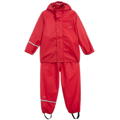 Celavi Red Rain Suit (2 Piece)