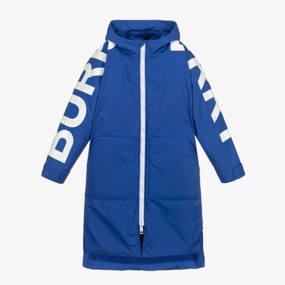 Burberry Teen Boys Blue Nilsen Coat