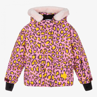 Dolce & Gabbana Girls Teen Pink Down Ski Jacket