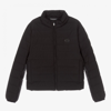 Emporio Armani Logo-patch Zip-up Padded Jacket In Black