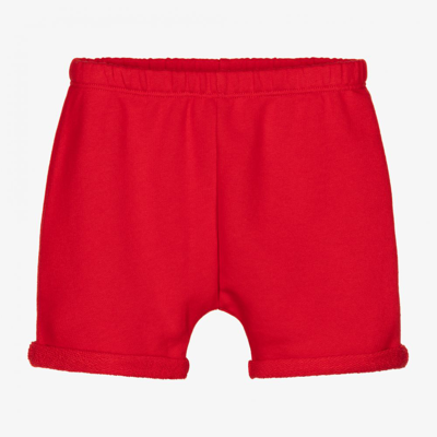 Gucci Babies' Girls Red Cotton Shorts