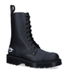 VETEMENTS VETEMENTS LEATHER MILITARY BOOTS