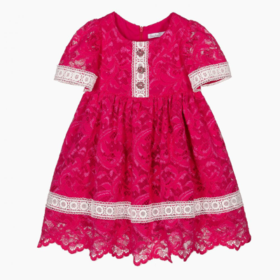 Patachou Babies' Girls Pink Lace Dress | ModeSens