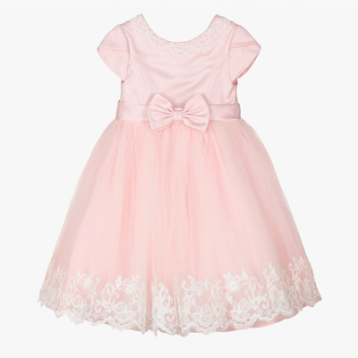 Sarah Louise Kids' Girls Pink Tulle Dress