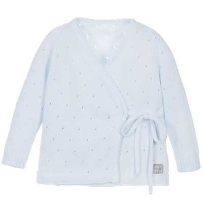 Minutus Blue Knitted Baby Cardigan