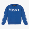 VERSACE BOYS BLUE & WHITE BABY SWEATSHIRT