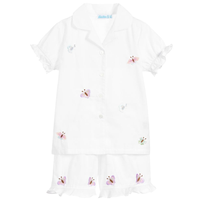 Mini Lunn Kids' Girls Short Cotton Pyjamas