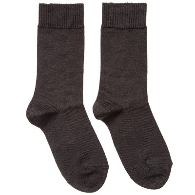 Falke Dark Grey Wool Socks