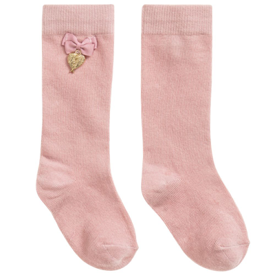 Angel's Face Kids' Girls Pink Long Socks