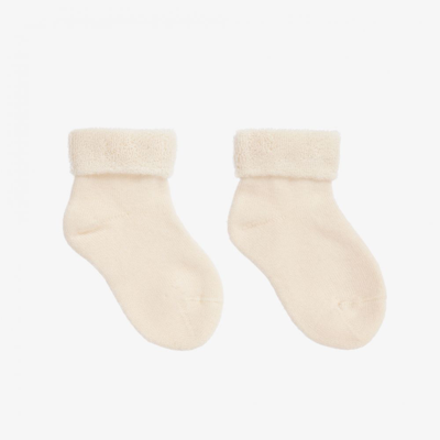 Naturapura Babies' Ivory Organic Cotton Socks